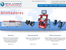 Tablet Screenshot of bolanhomaquinas.com.br